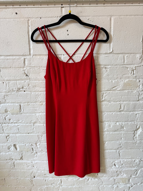 Y2K Moda Intl Red Dress Size M