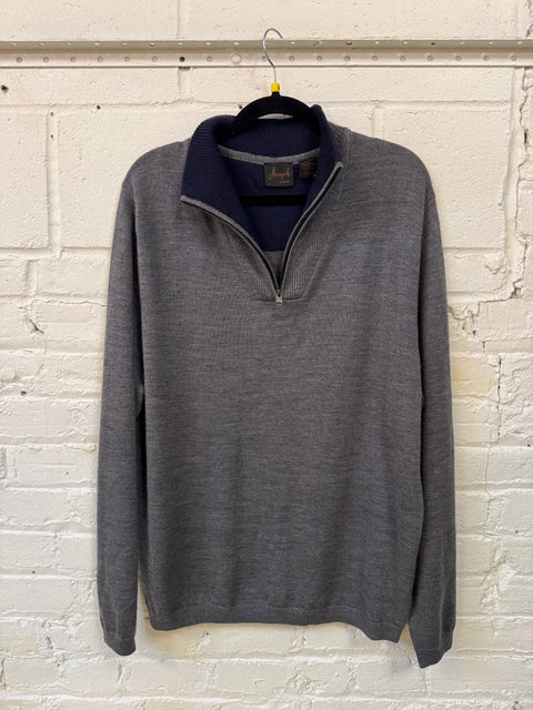 Joseph Gray Wool Sweater