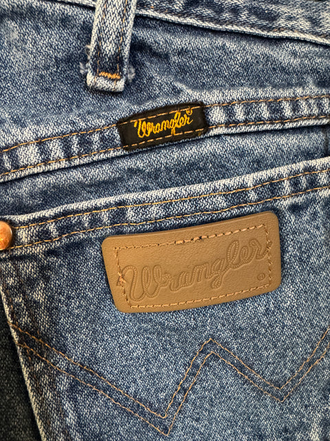 80s Wrangler Medium Wash Jeans Size 31”