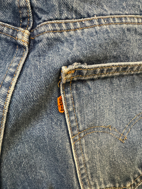 70s Levi's Orange Tab Jeans Size 33”