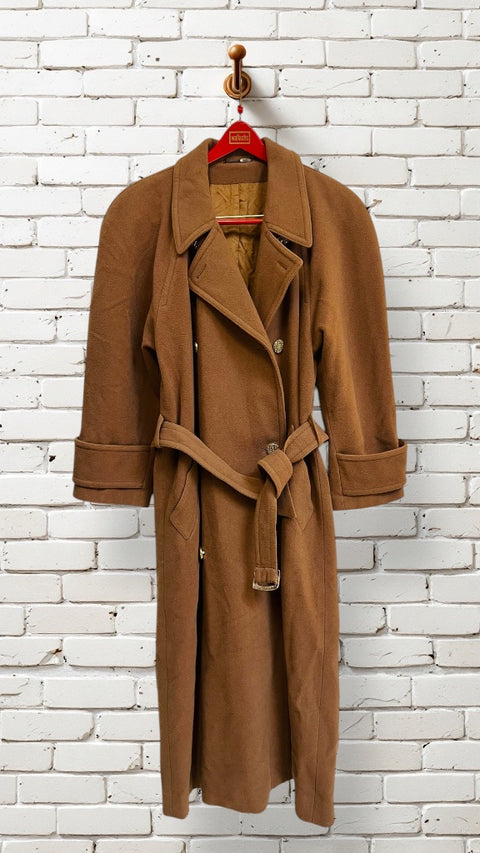 90s Mondo Tan Overcoat Size M