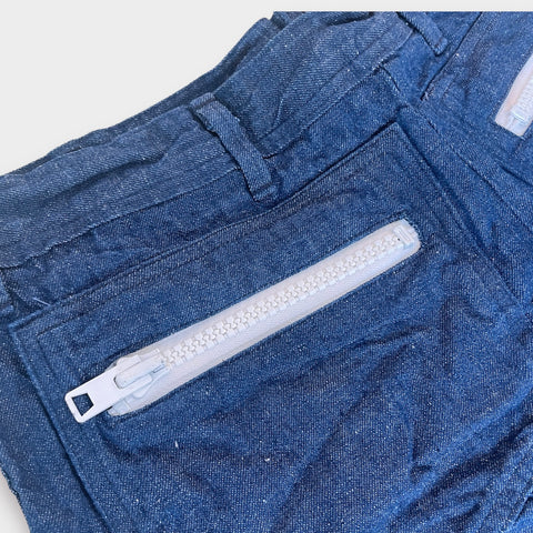70s Denim Swim Shorts Size 35