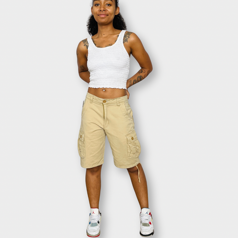 90s Khaki Cargo Shorts
