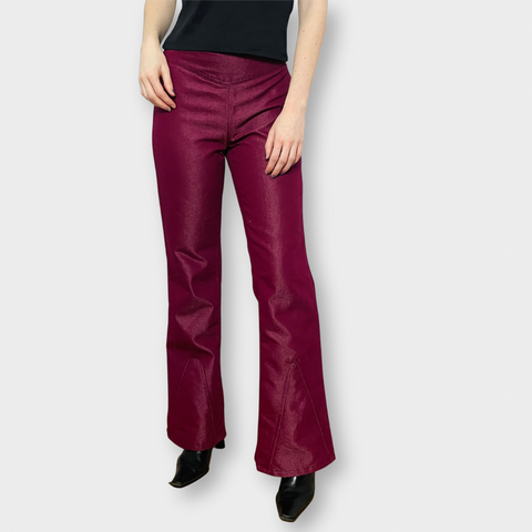 Y2K Mauve Low Rise Flare Pants
