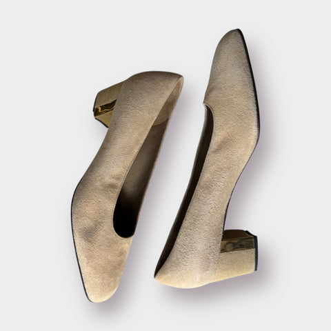 90s St. John Suede Heels Size 7.5