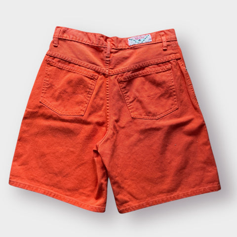 90s Traffic High Waisted Bright Orange Shorts Size S