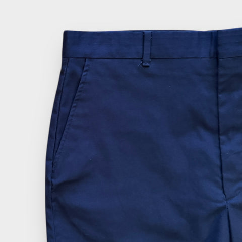 80s Knightsbridge Navy Shorts Size 35