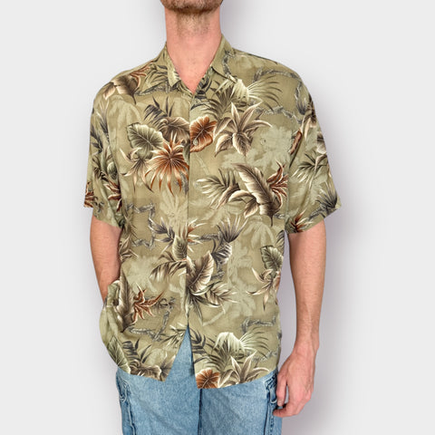 90s Pierre Cardin Aloha Shirt Size L