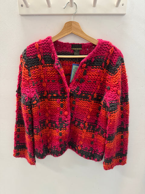 90s Sigrid Olsen Thick Knit Cardigan Size XS