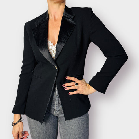 00s Blunauta Black Blazer Size S