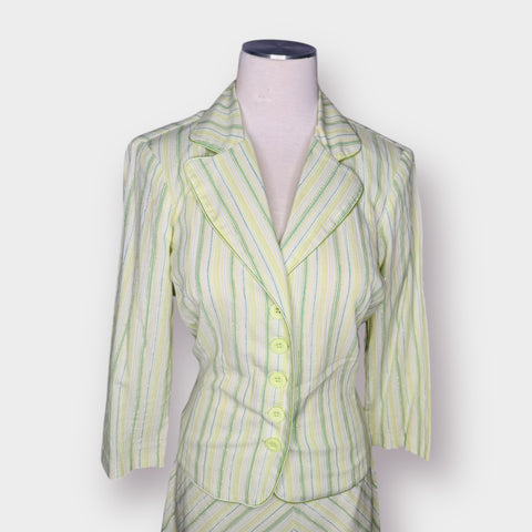 Y2K My Michelle Lime Skirt Suit