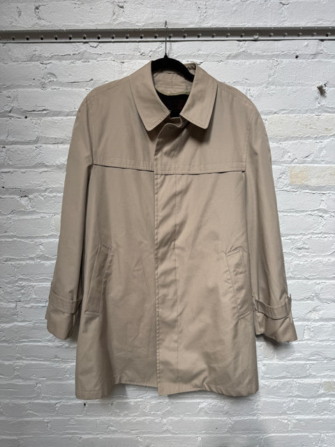 80s London Fog Short Tan Coat Size L