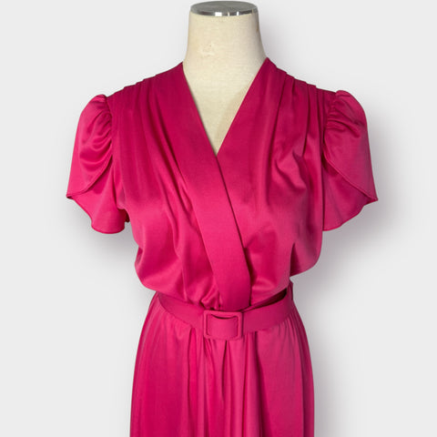 80s Alison Peters Pink Dress