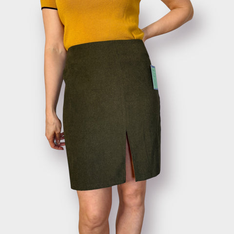 90s ilyza Olive Green Skirt Size L