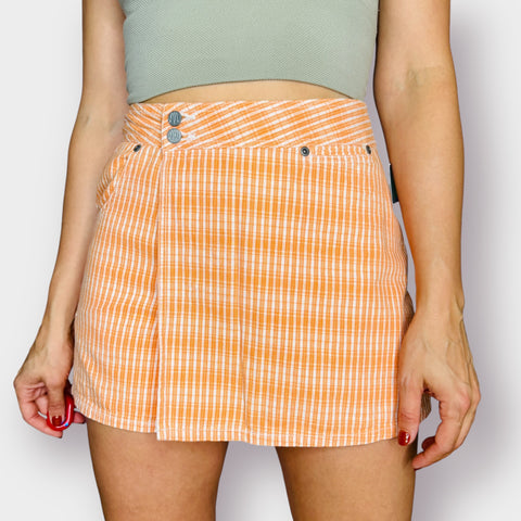 Y2K Orange Skort