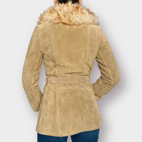 70s A&F Originals Suede and Shearling Penny Lane Coat