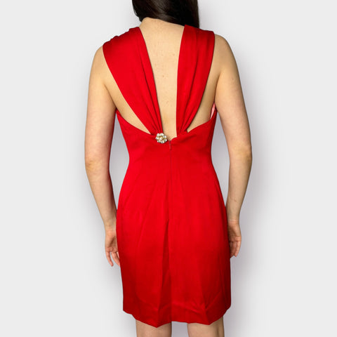 90s Oscar De La Renta Red Mini Dress Size M CRITERIA VINTAGE 90s Oscar De La Renta Red Mini Dress Size M CRITERIA VINTAGE