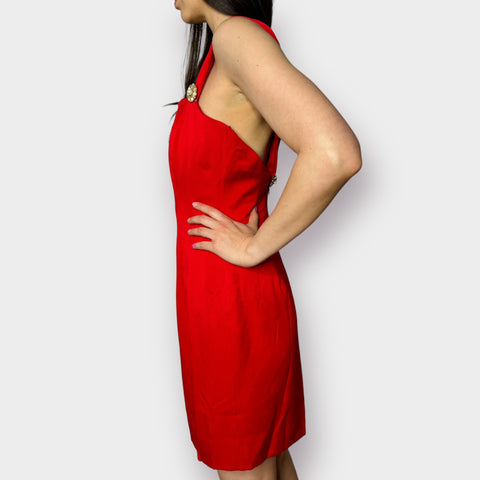 90s Oscar De La Renta Red Mini Dress Size M CRITERIA VINTAGE 90s Oscar De La Renta Red Mini Dress Size M CRITERIA VINTAGE