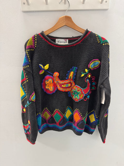 90s Clarity Creations Multicolor Sweater Size L