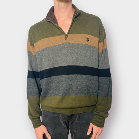 Y2K U.S. Polo Assn. Striped Sweater