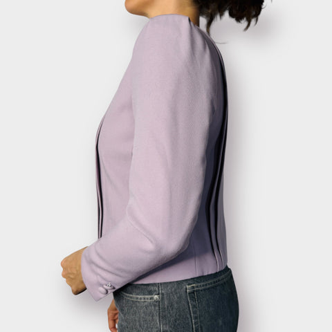 90s Sasson Lavender Crop Blazer Size M