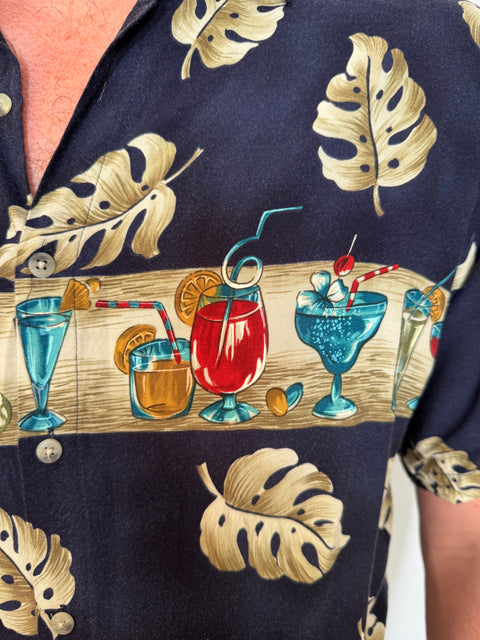 Pierre Cardin Drink Shirt Size M