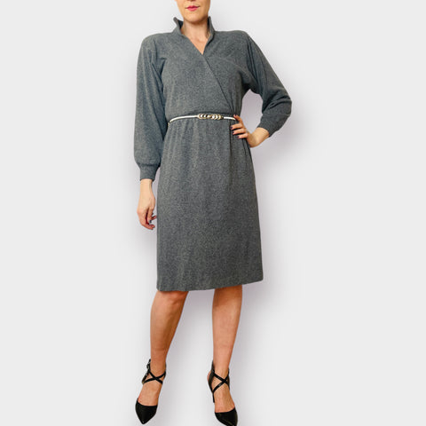 80s Willi of California Gray Sweater Dress Size S – CRITERIA VINTAGE 80s Willi of California Gray Sweater Dress Size S – CRITERIA VINTAGE