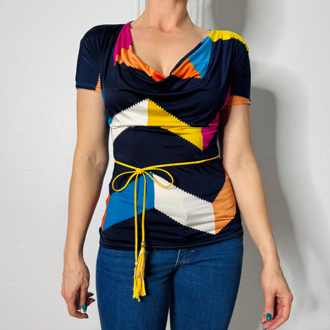 Y2K Gilli Colorful Top Size S