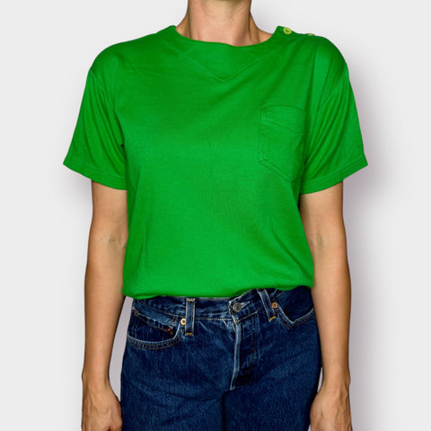 90s Regatta Green Top with Pocket