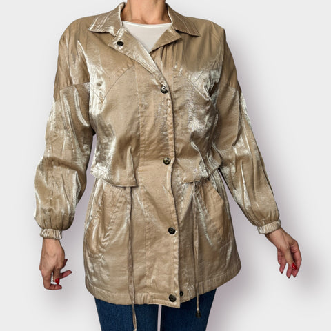 90s Braetan Tan Iridescent Jacket Size L