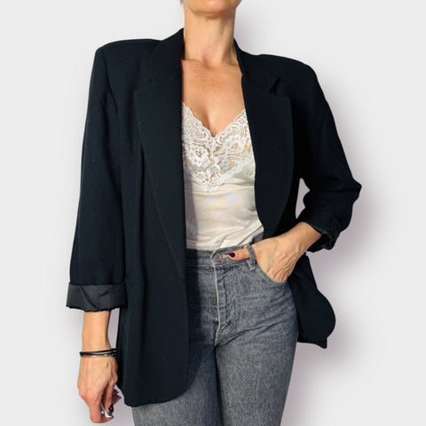 90s Alfred Dunner Black Blazer Size L
