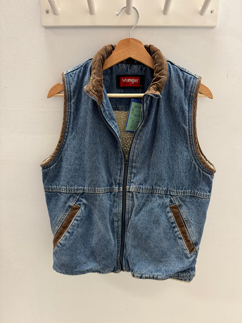 90s Wrangler Hero Denim Vest Size S