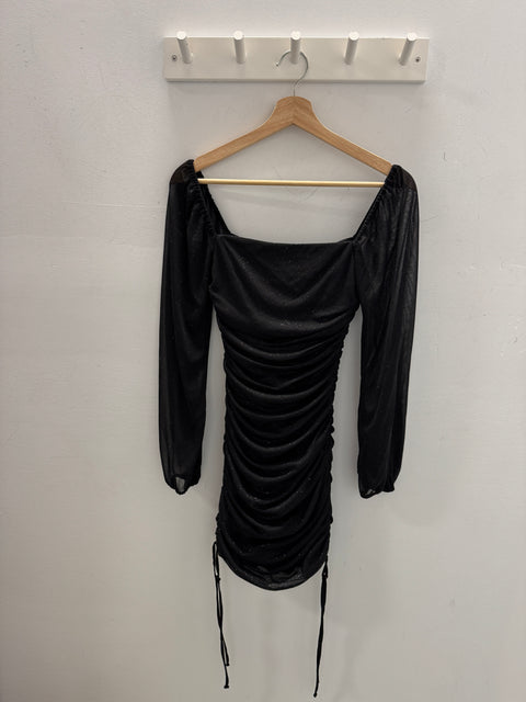 Y2K Jump Apparel Black Sparkle Dress Size XS