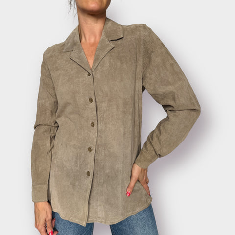 90s Style & Co Collection Suede Top Size M