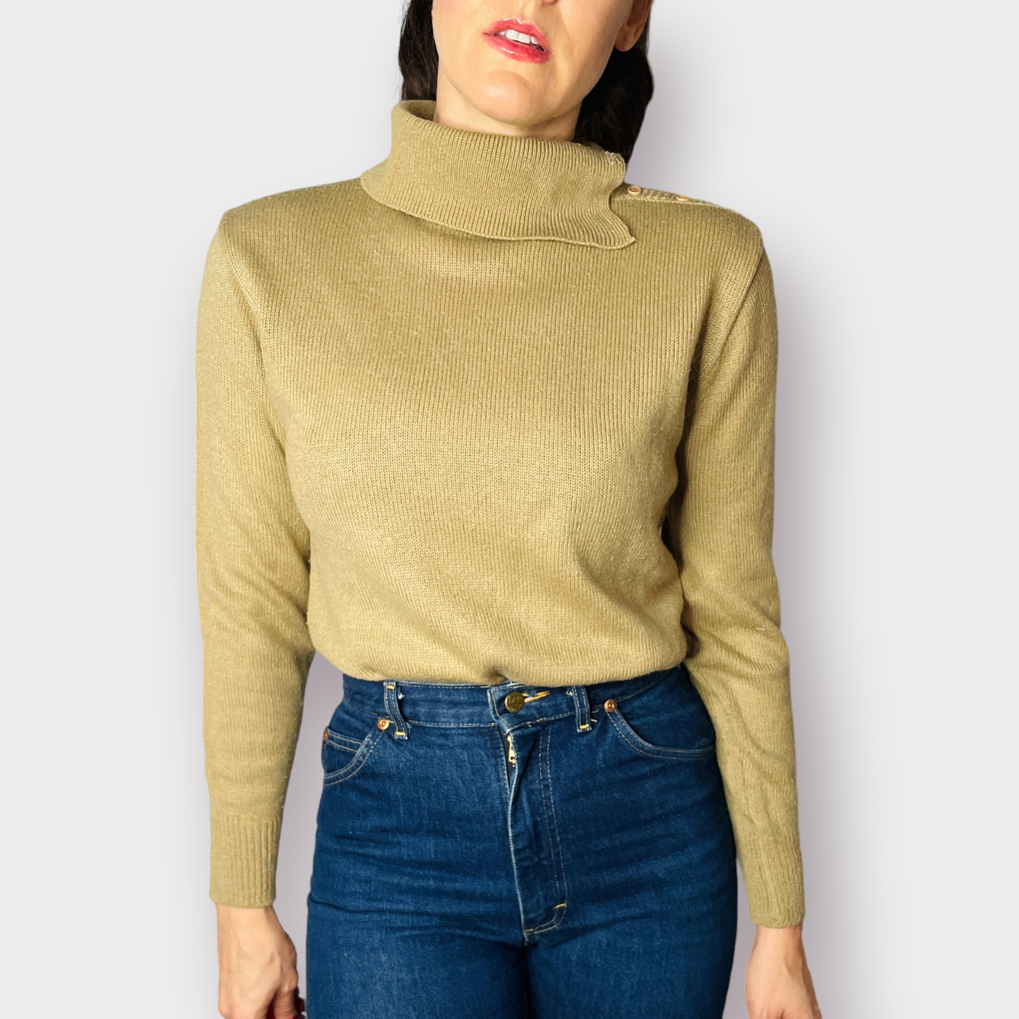 80s on sale turtleneck sweater