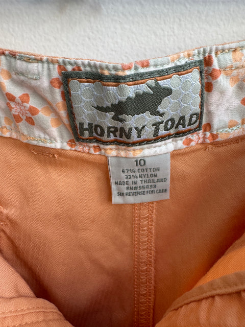 Y2K Horny Toad Tangerine Capris