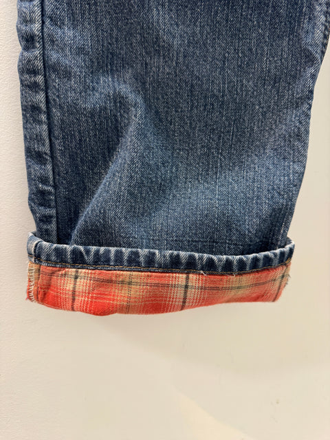 00s Carhartt Flannel Lined Jeans Size 8