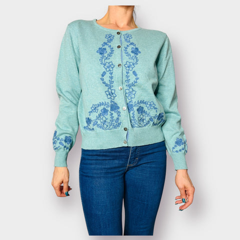 00s Sundance teal cardigan Size XL