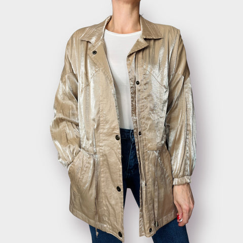 90s Braetan Tan Iridescent Jacket Size L