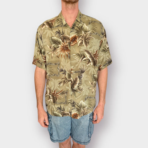 90s Pierre Cardin Aloha Shirt Size L