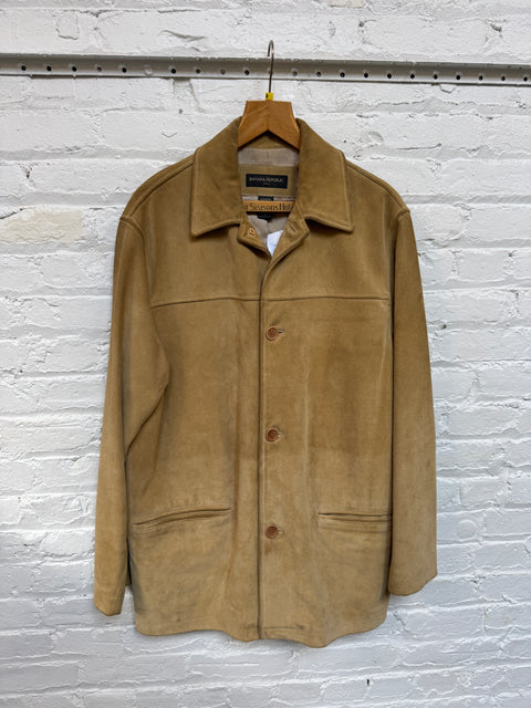 00s Banana Republic Suede Jacket Size M
