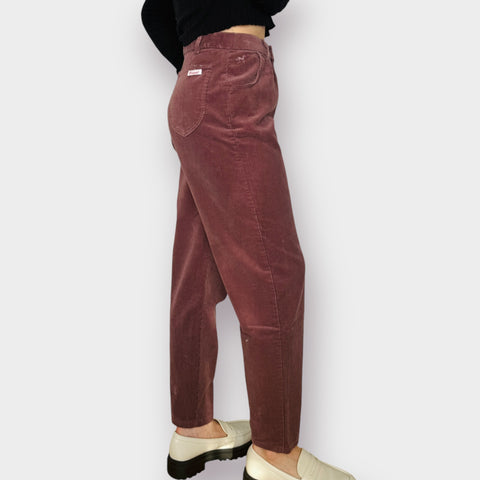 90s Pizzazz Mauve Corduroy Pants