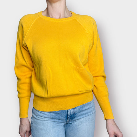 90s Casual Corner Mustard Yellow Knit Top