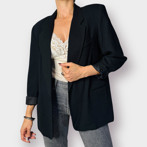 90s Alfred Dunner Black Blazer Size L