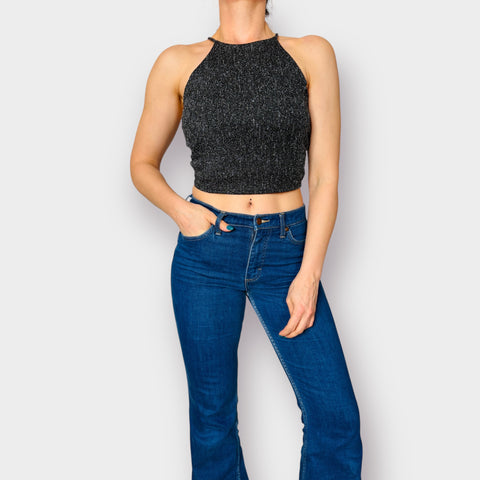 90s Sparkle Cross Back Tank Size M