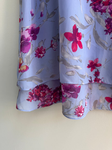 Y2K Norm Thompson Periwinkle Midi Skirt