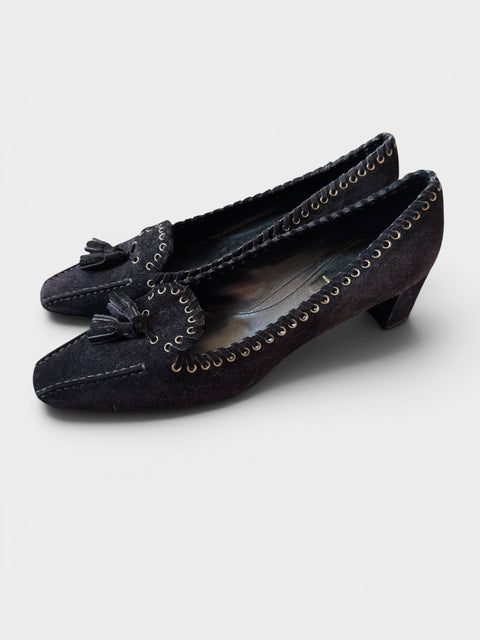 Vintage PRADA Suede Loafers Size 41