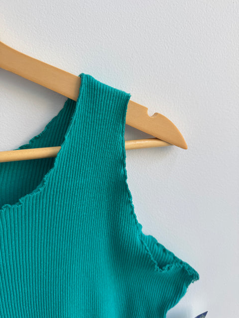 90s Stefano Teal Tank Size XL