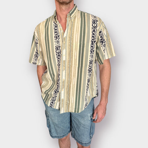 Y2k Salty Dog Cotton Button Front Size L