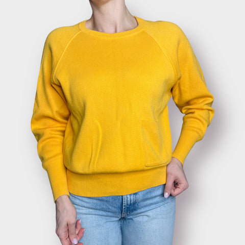 90s Casual Corner Mustard Yellow Knit Top